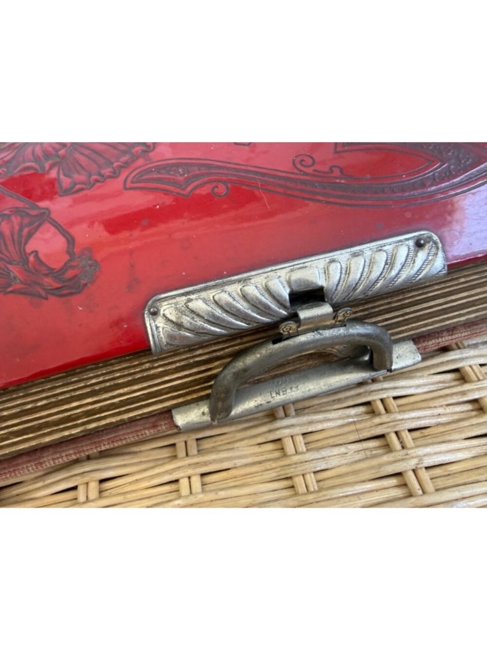 Antique 1880s Red Celluloid Velvet Photo cabinet Album - Picture 6 of 12